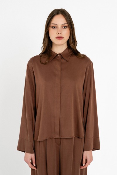 Satin Sandwashed Shirt by Philosophy
